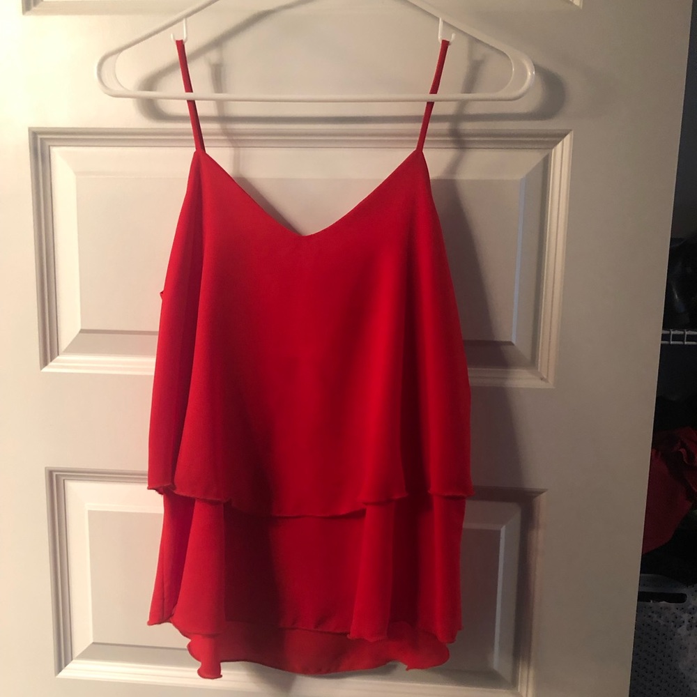 Red boutique top